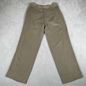 Nat Nast Pants Men Size 36 Beige Slash Pockets Silk Blend Luxury Originals